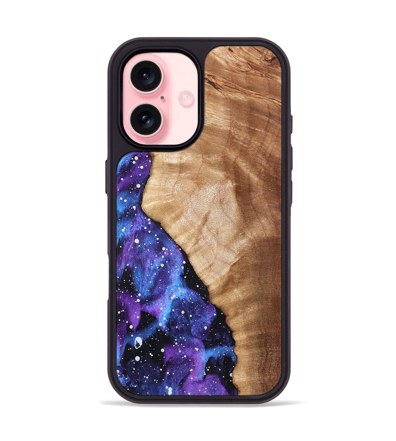 iPhone 16 Wood Phone Case - Amira (Cosmos, 832009)