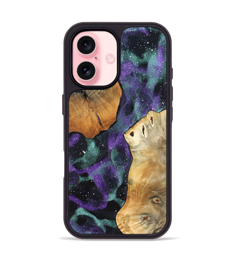iPhone 16 Wood Phone Case - Alaina (Cosmos, 832019)
