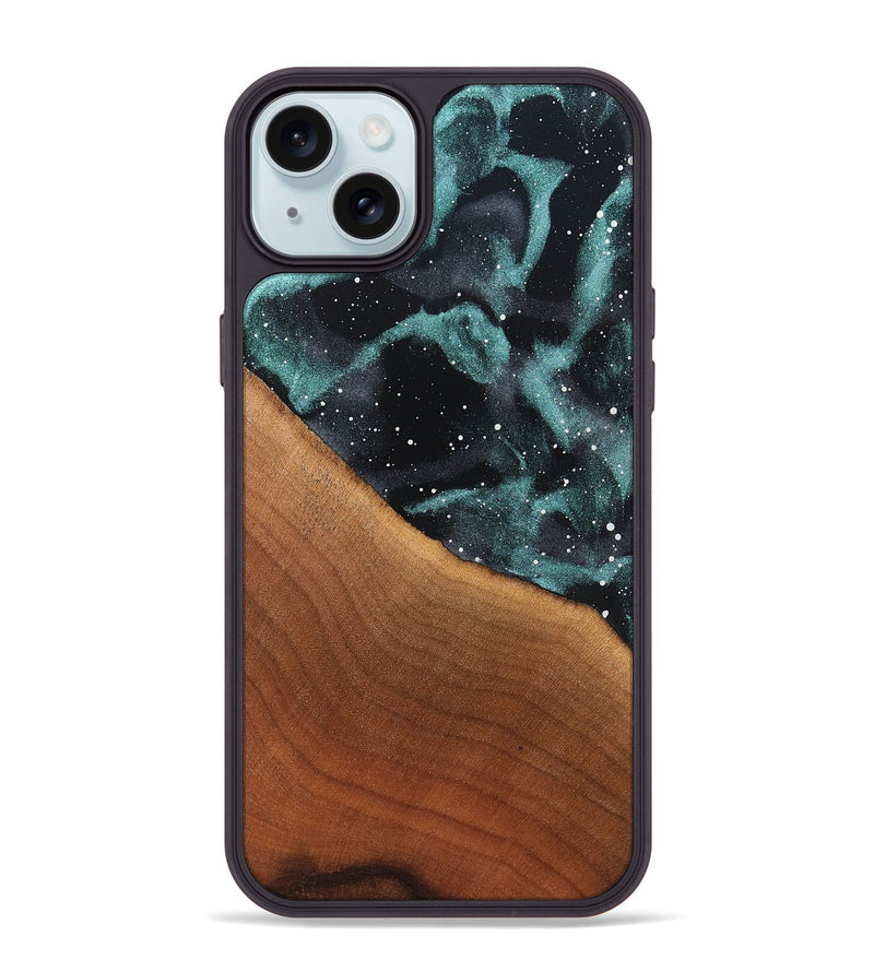iPhone 15 Plus Wood Phone Case - Goldie (Cosmos, 832022)