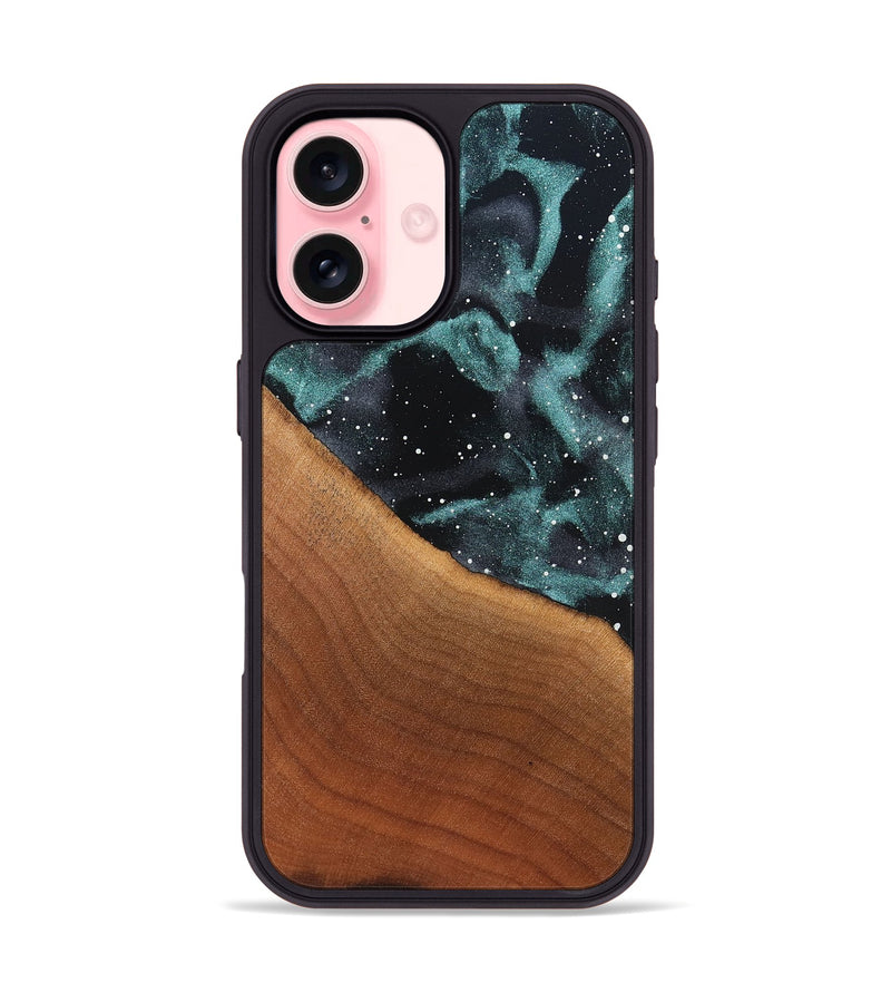 iPhone 16 Wood Phone Case - Goldie (Cosmos, 832022)