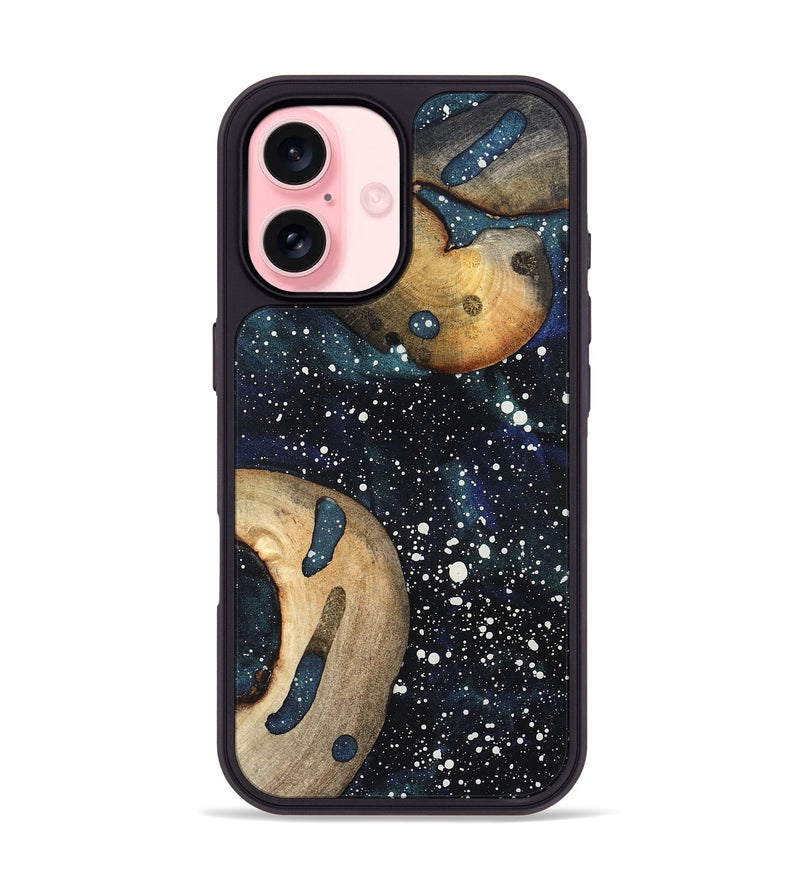 iPhone 16 Wood Phone Case - Kora (Cosmos, 832023)