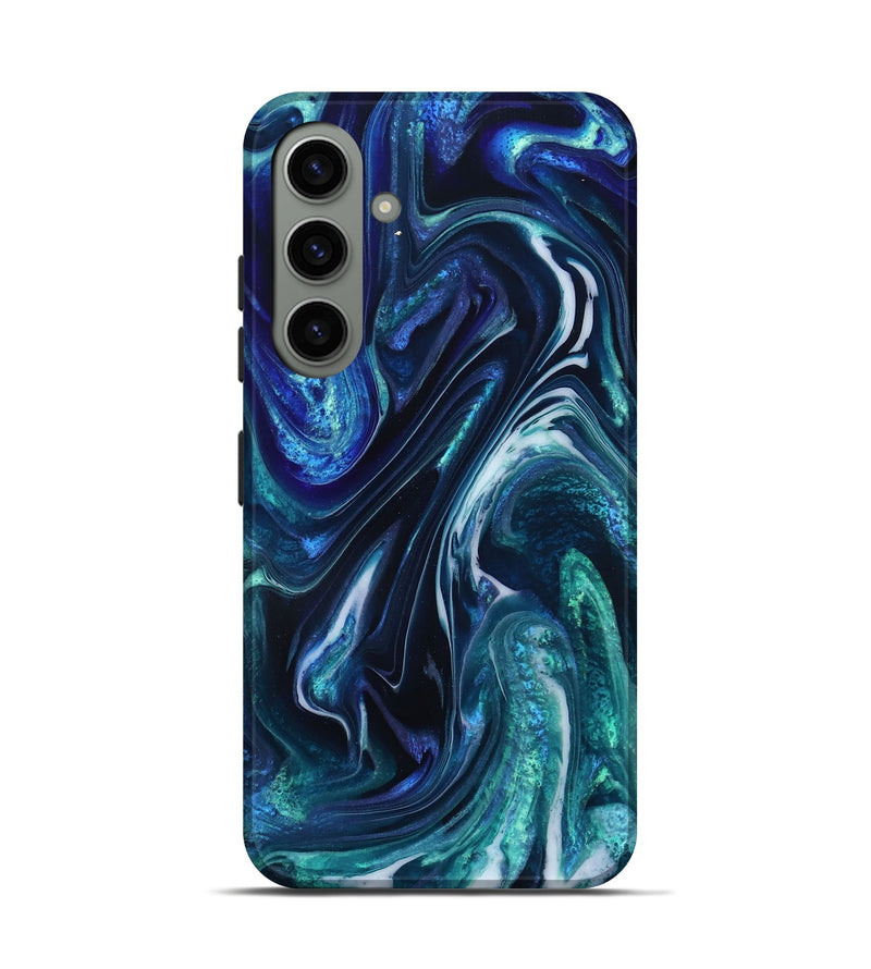 Galaxy S24 ResinArt Live Edge Phone Case - Darleen (Blue, 832033)