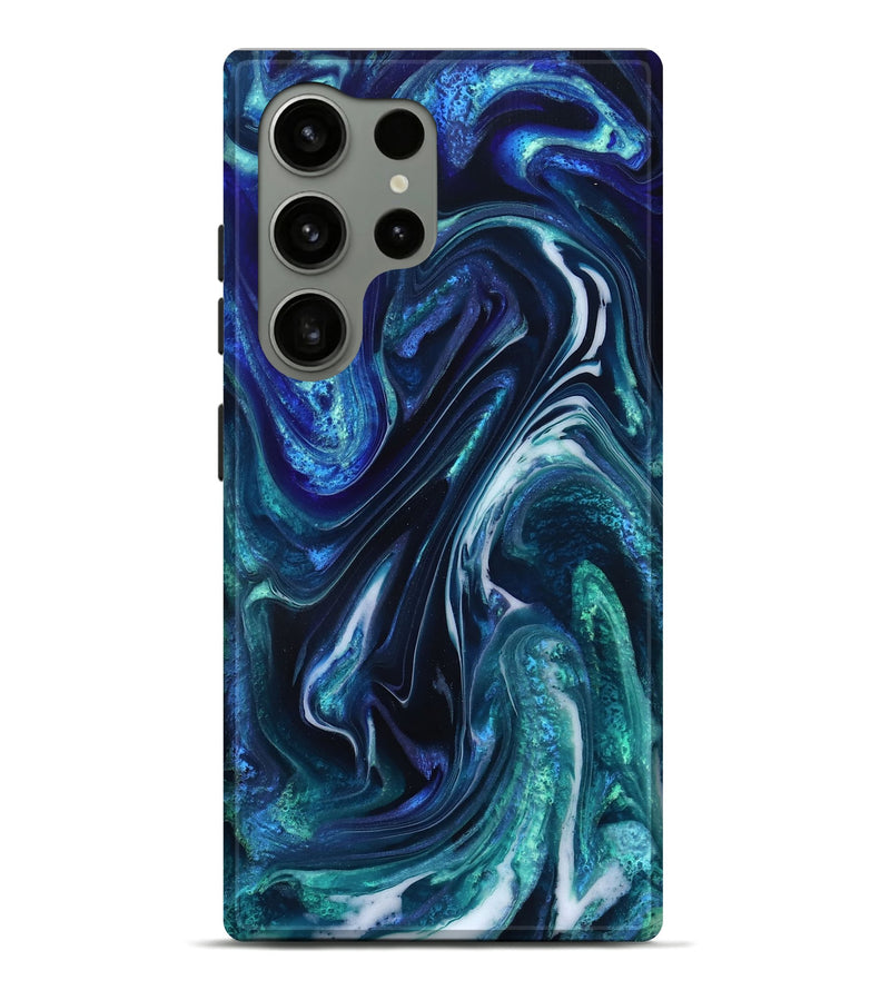 Galaxy S24 Ultra ResinArt Live Edge Phone Case - Darleen (Blue, 832033)