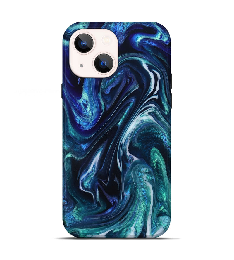iPhone 13 ResinArt Live Edge Phone Case - Darleen (Blue, 832033)