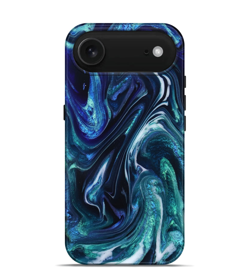 iPhone 17 Air ResinArt Live Edge Phone Case - Darleen (Blue, 832033)