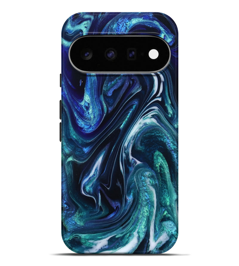 Pixel 11 Pro XL ResinArt Live Edge Phone Case - Darleen (Blue, 832033)