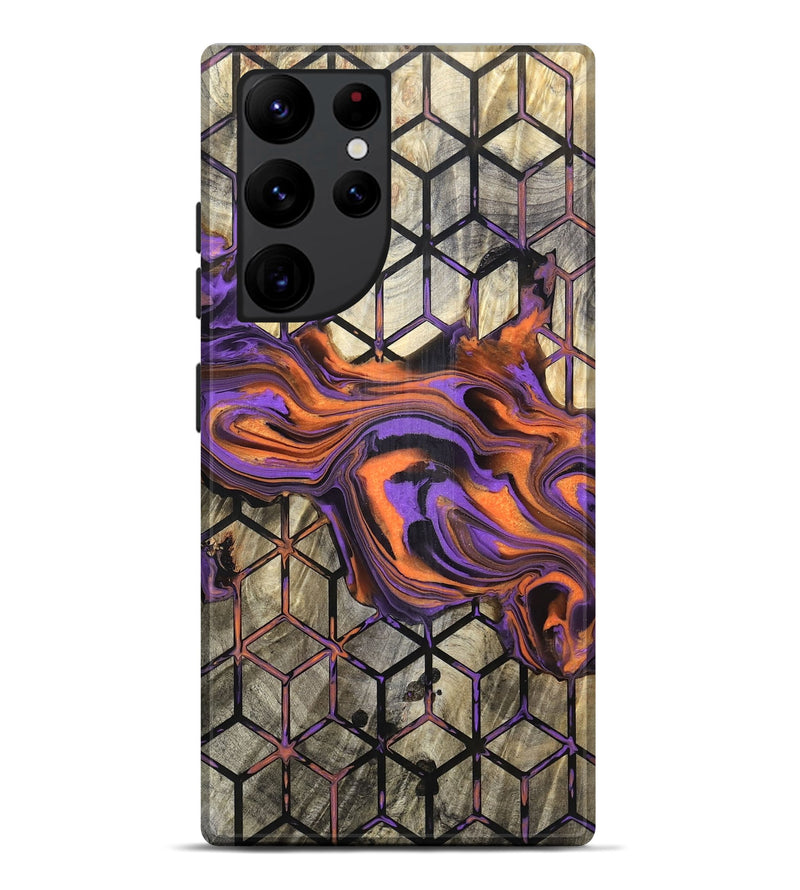 Galaxy S22 Ultra Wood Live Edge Phone Case - Rayden (Pattern, 832034)