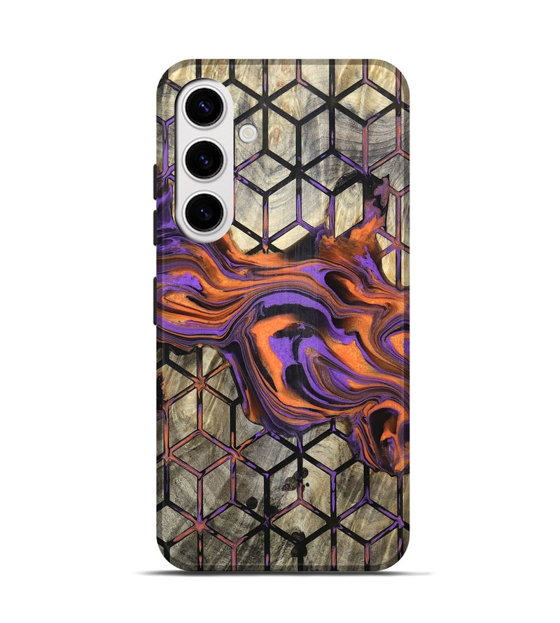 Galaxy S25 Wood Live Edge Phone Case - Rayden (Pattern, 832034)