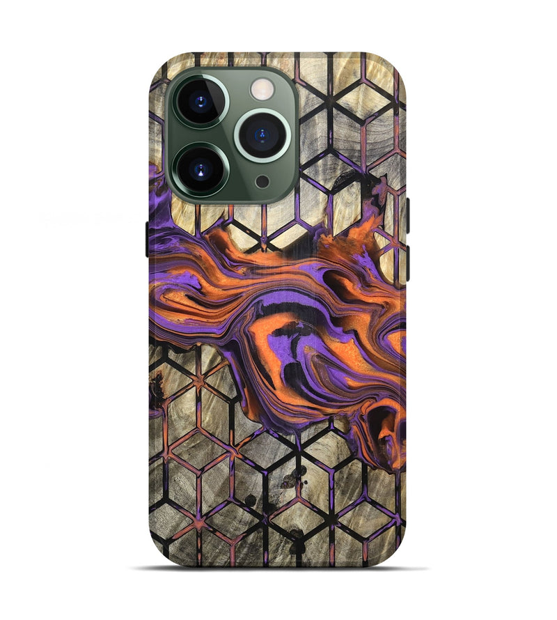 iPhone 13 Pro Wood Live Edge Phone Case - Rayden (Pattern, 832034)