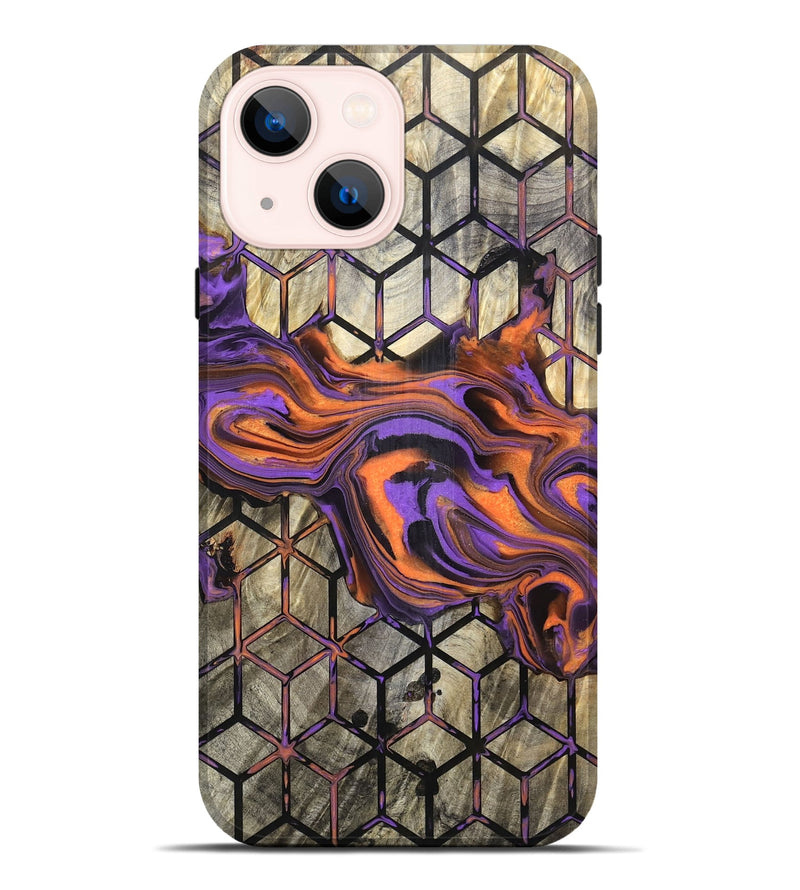 iPhone 14 Plus Wood Live Edge Phone Case - Rayden (Pattern, 832034)