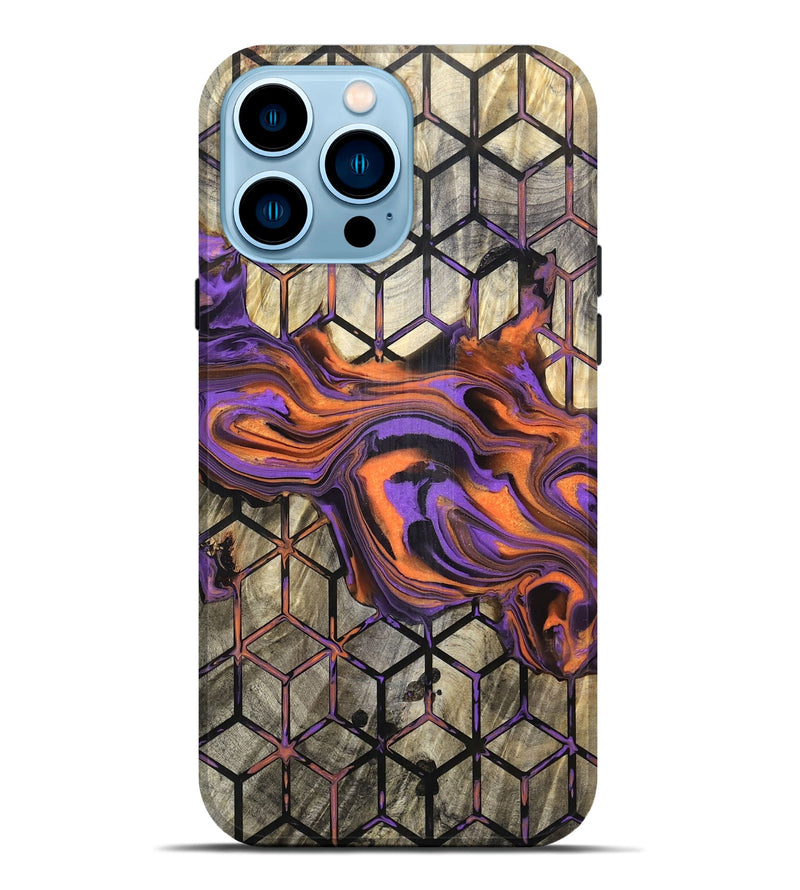 iPhone 14 Pro Max Wood Live Edge Phone Case - Rayden (Pattern, 832034)