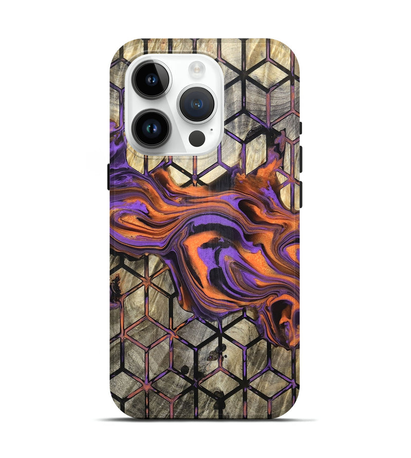 iPhone 15 Pro Wood Live Edge Phone Case - Rayden (Pattern, 832034)