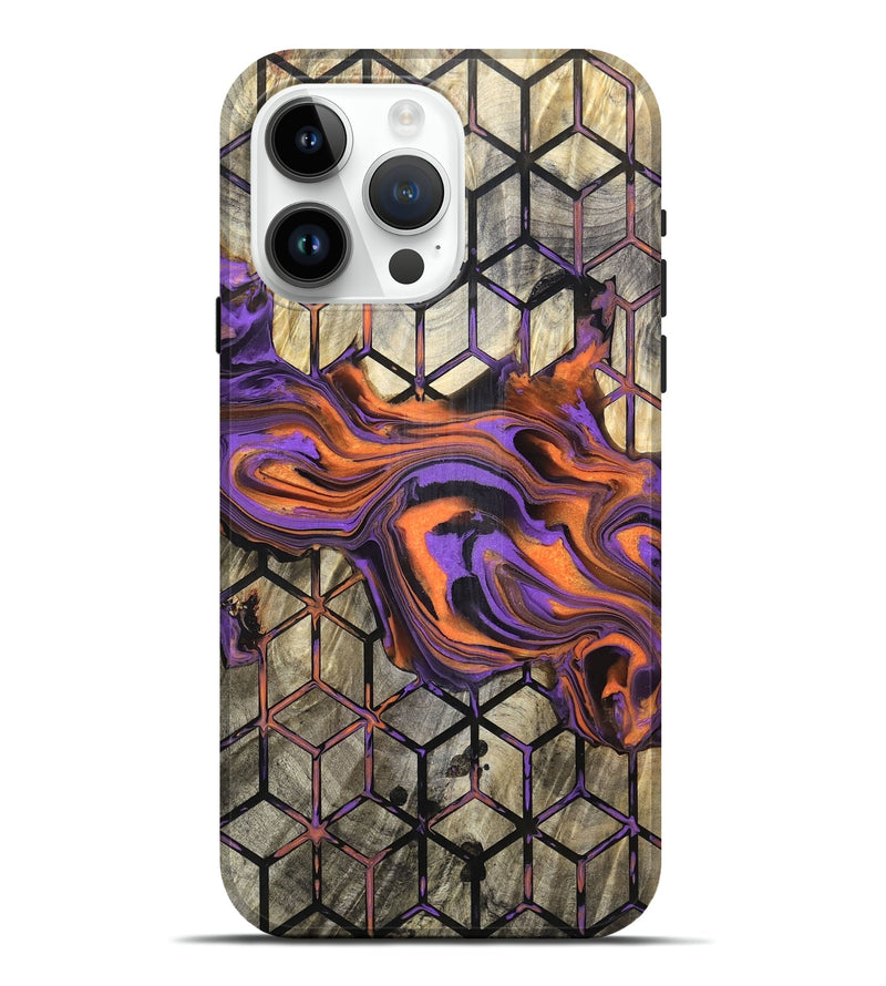 iPhone 15 Pro Max Wood Live Edge Phone Case - Rayden (Pattern, 832034)
