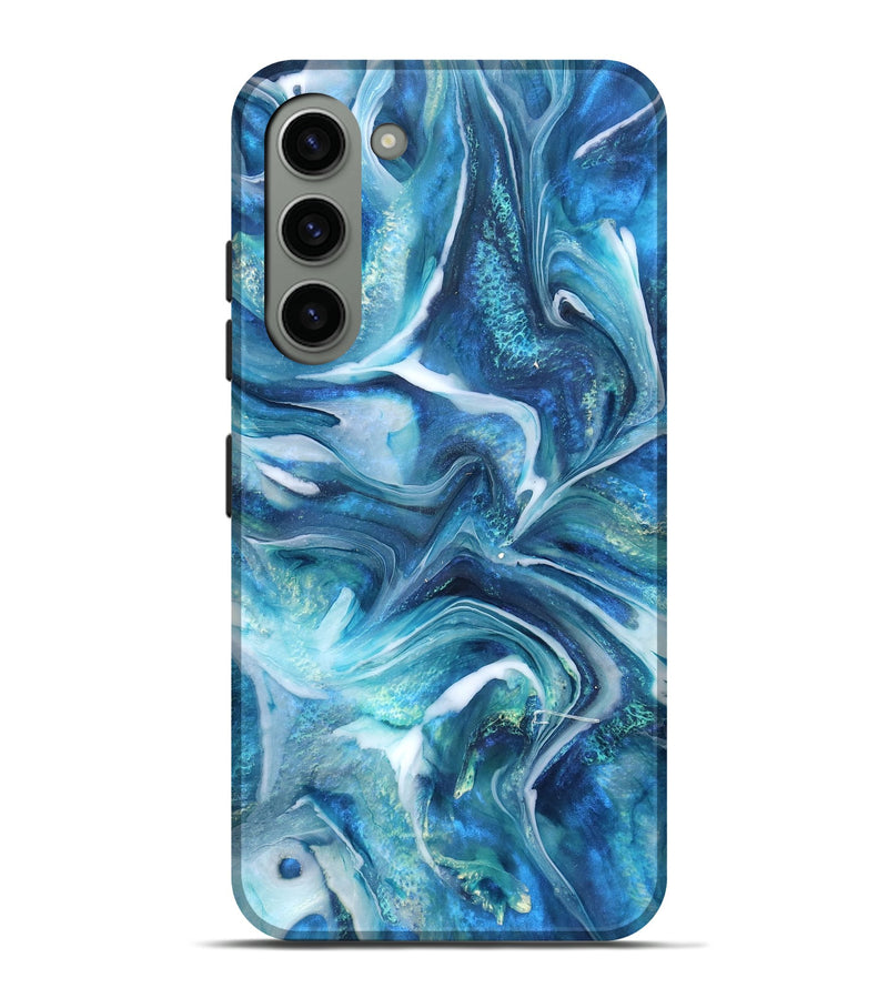 Galaxy S23 Plus ResinArt Live Edge Phone Case - Arlo (Blue, 832035)