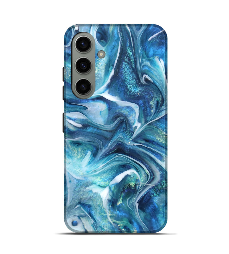 Galaxy S24 ResinArt Live Edge Phone Case - Arlo (Blue, 832035)