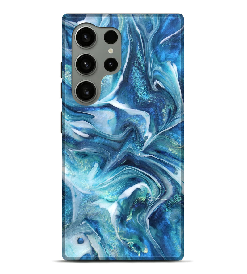 Galaxy S24 Ultra ResinArt Live Edge Phone Case - Arlo (Blue, 832035)