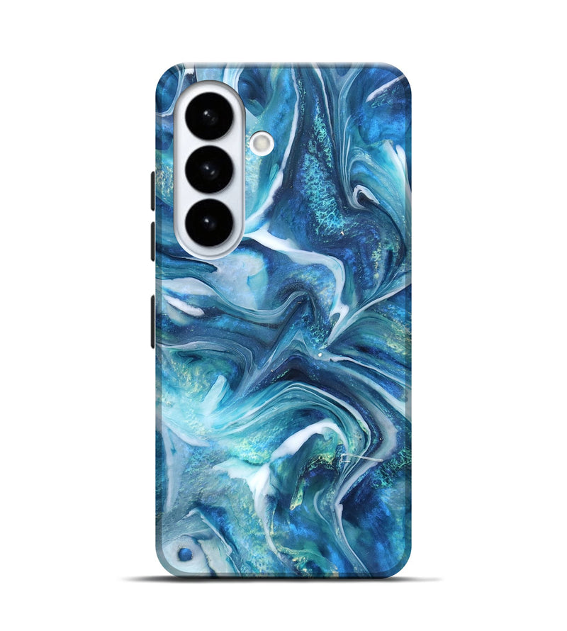 Galaxy S26 ResinArt Live Edge Phone Case - Arlo (Blue, 832035)
