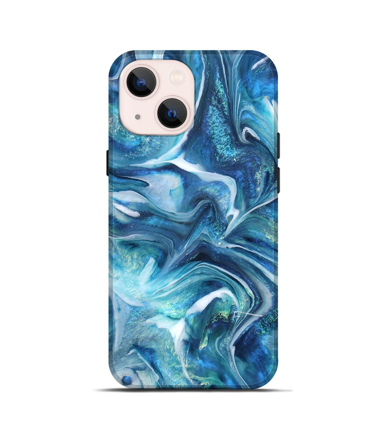 iPhone 13 mini ResinArt Live Edge Phone Case - Arlo (Blue, 832035)