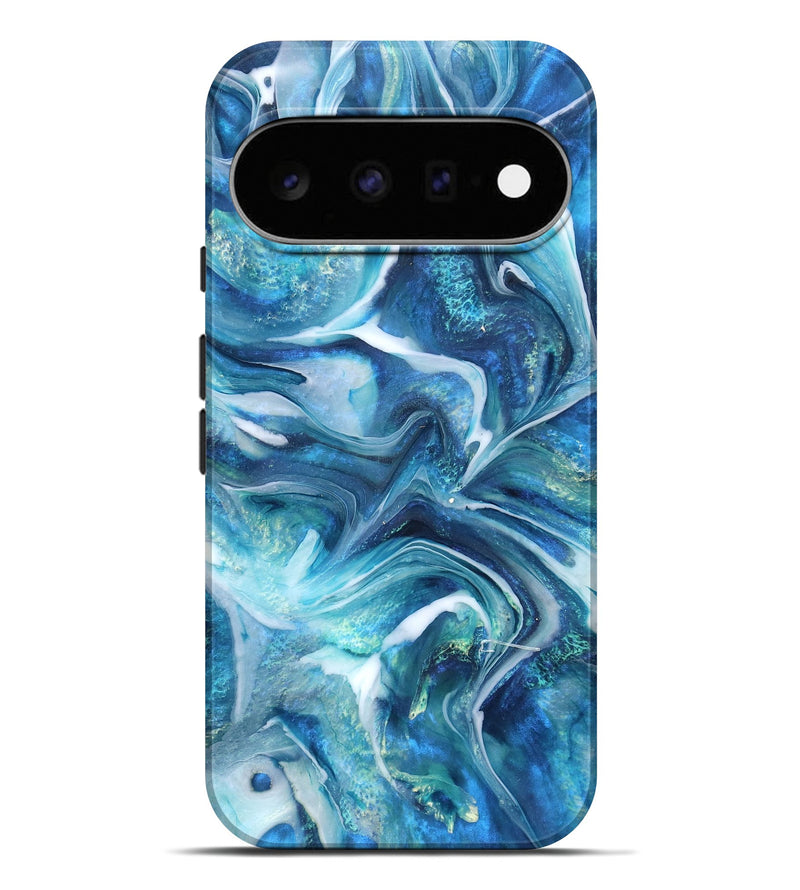 Pixel 11 Pro XL ResinArt Live Edge Phone Case - Arlo (Blue, 832035)