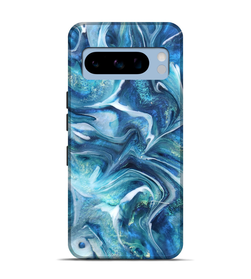 Pixel 8 Pro ResinArt Live Edge Phone Case - Arlo (Blue, 832035)