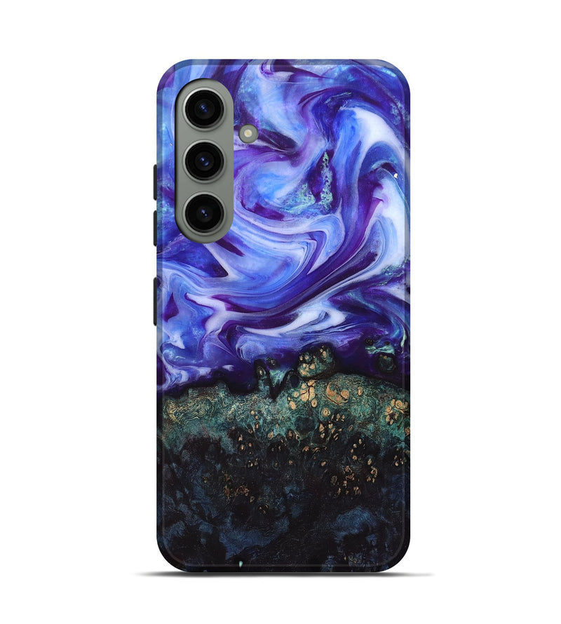Galaxy S24 Wood Live Edge Phone Case - Danita (Purple, 832038)