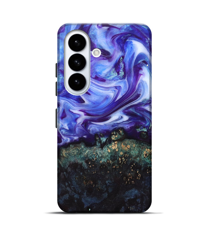 Galaxy S26 Wood Live Edge Phone Case - Danita (Purple, 832038)