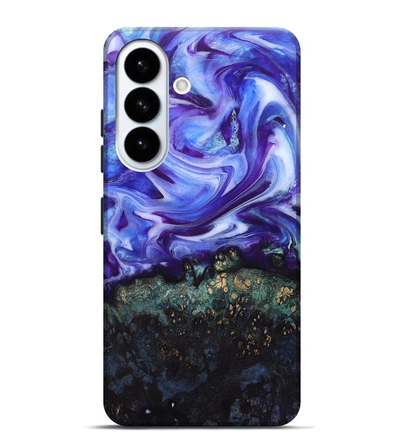 Galaxy S26 Plus Wood Live Edge Phone Case - Danita (Purple, 832038)
