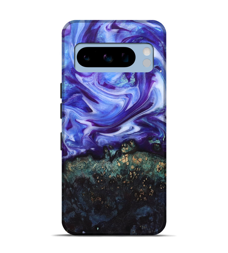 Pixel 8 Pro Wood Live Edge Phone Case - Danita (Purple, 832038)