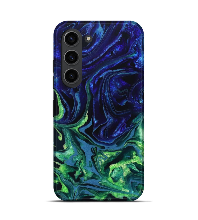 Galaxy S23 ResinArt Live Edge Phone Case - Isidore (Blue, 832040)