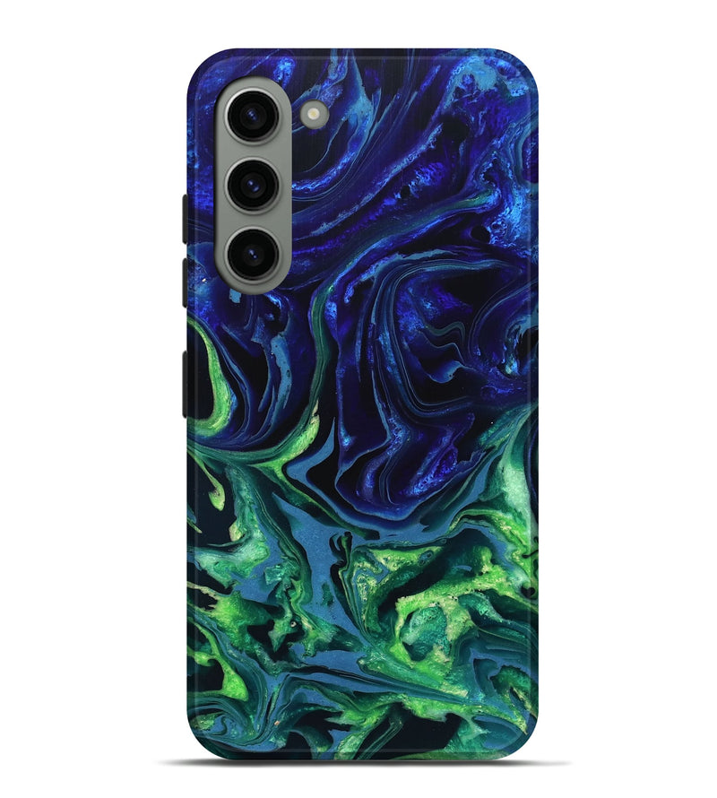 Galaxy S23 Plus ResinArt Live Edge Phone Case - Isidore (Blue, 832040)