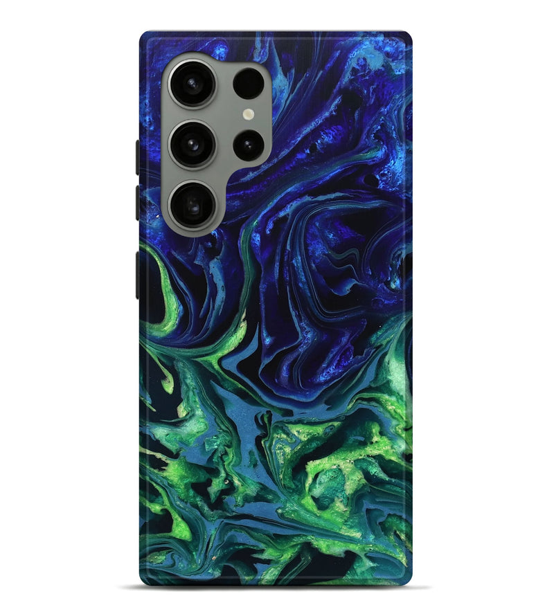 Galaxy S24 Ultra ResinArt Live Edge Phone Case - Isidore (Blue, 832040)