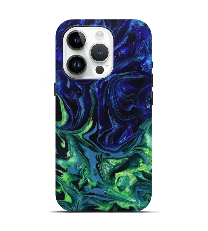 iPhone 15 Pro ResinArt Live Edge Phone Case - Isidore (Blue, 832040)