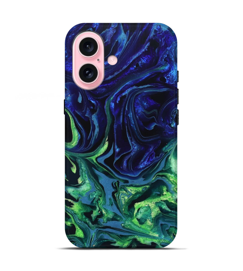 iPhone 17 ResinArt Live Edge Phone Case - Isidore (Blue, 832040)