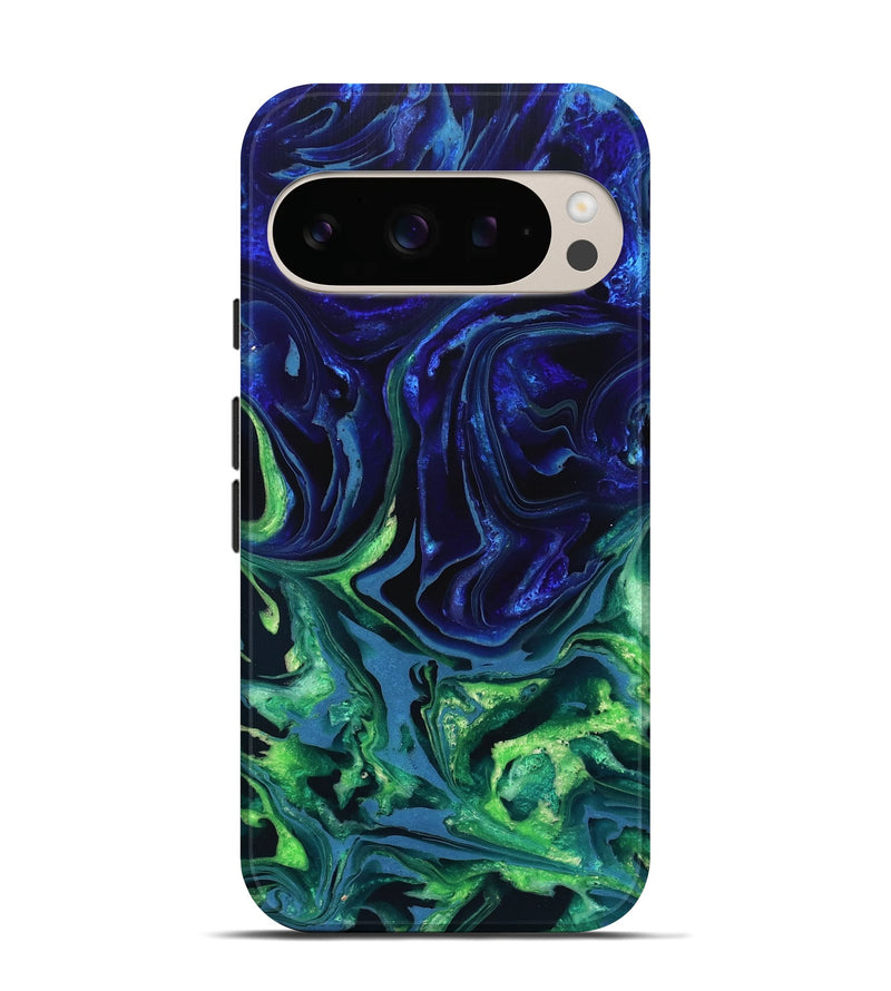 Pixel 10 Pro ResinArt Live Edge Phone Case - Isidore (Blue, 832040)