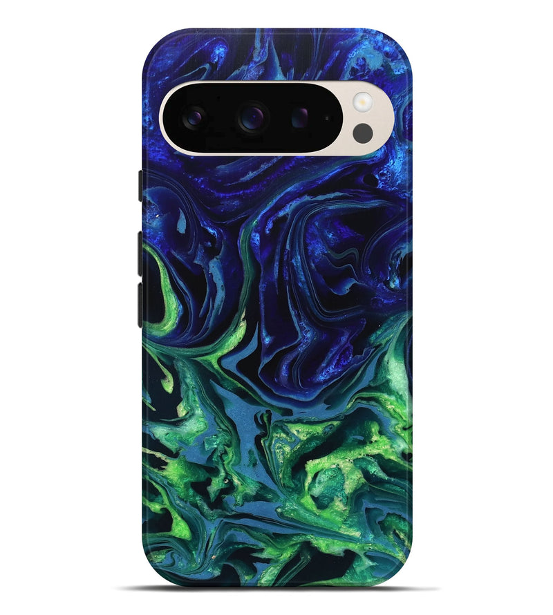 Pixel 10 Pro XL ResinArt Live Edge Phone Case - Isidore (Blue, 832040)