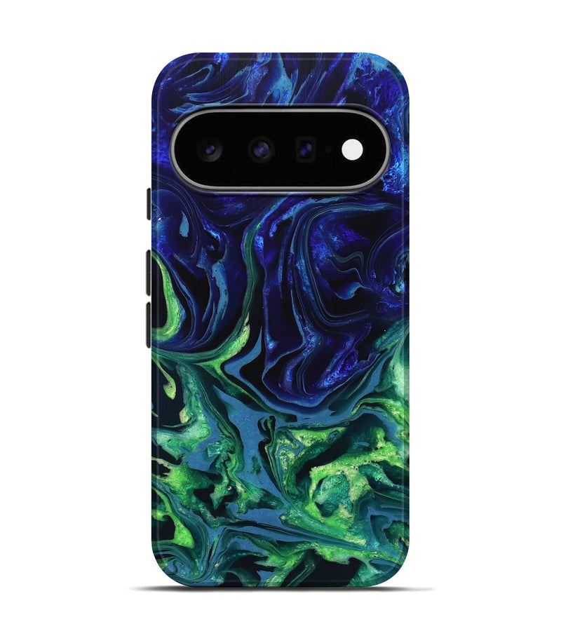 Pixel 11 Pro ResinArt Live Edge Phone Case - Isidore (Blue, 832040)