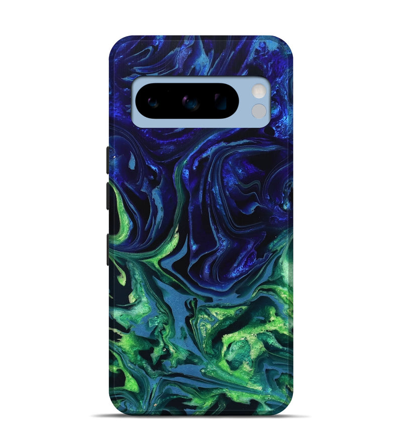 Pixel 8 Pro ResinArt Live Edge Phone Case - Isidore (Blue, 832040)