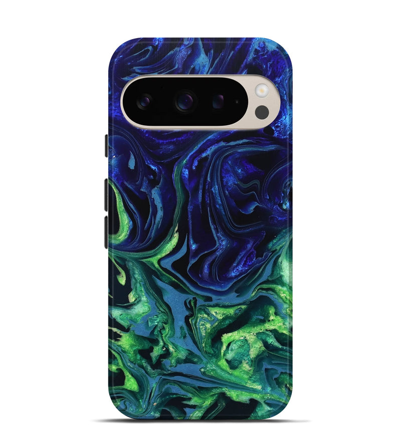 Pixel 9 ResinArt Live Edge Phone Case - Isidore (Blue, 832040)