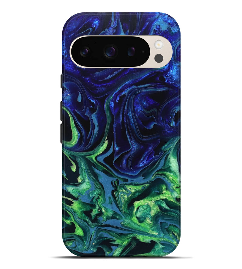 Pixel 9 Pro XL ResinArt Live Edge Phone Case - Isidore (Blue, 832040)