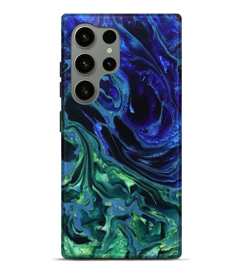 Galaxy S24 Ultra ResinArt Live Edge Phone Case - Stone (Blue, 832042)