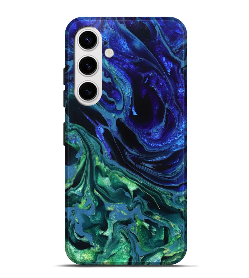 Galaxy S25 Plus ResinArt Live Edge Phone Case - Stone (Blue, 832042)
