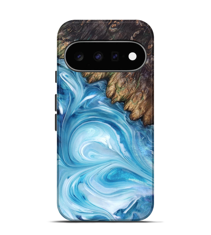 Pixel 11 Wood Live Edge Phone Case - Woodrow (Blue, 832044)