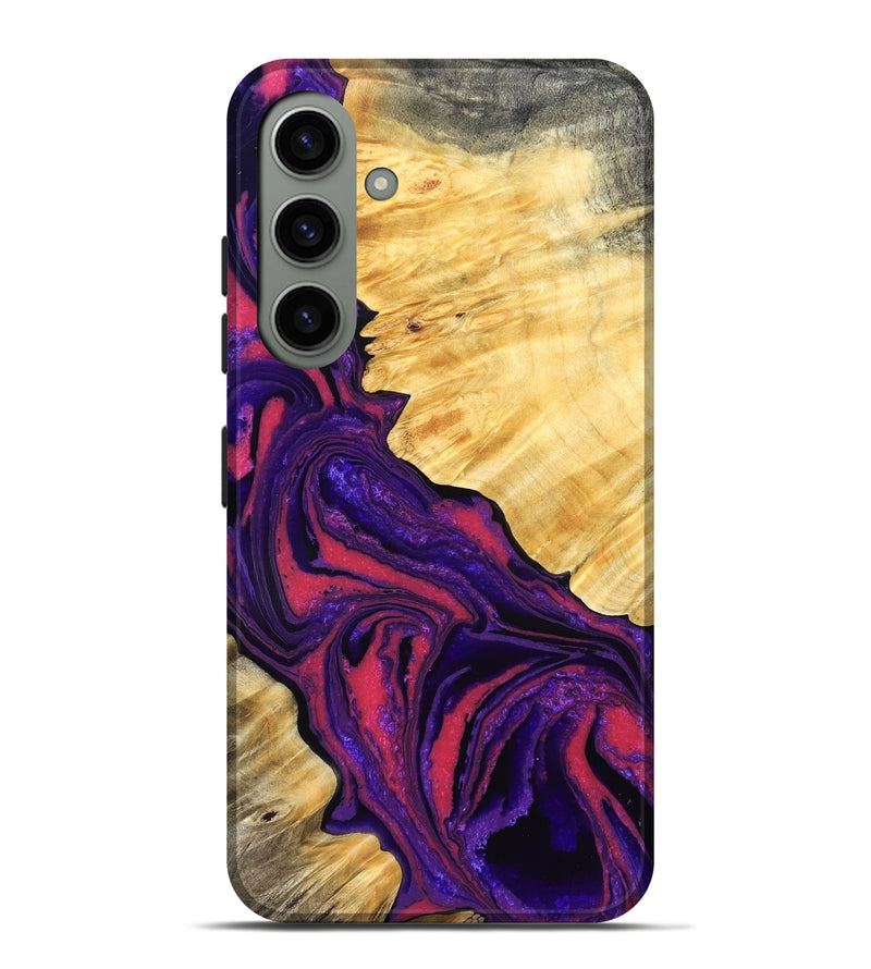 Galaxy S24 Plus Wood Live Edge Phone Case - Simon (Purple, 832045)