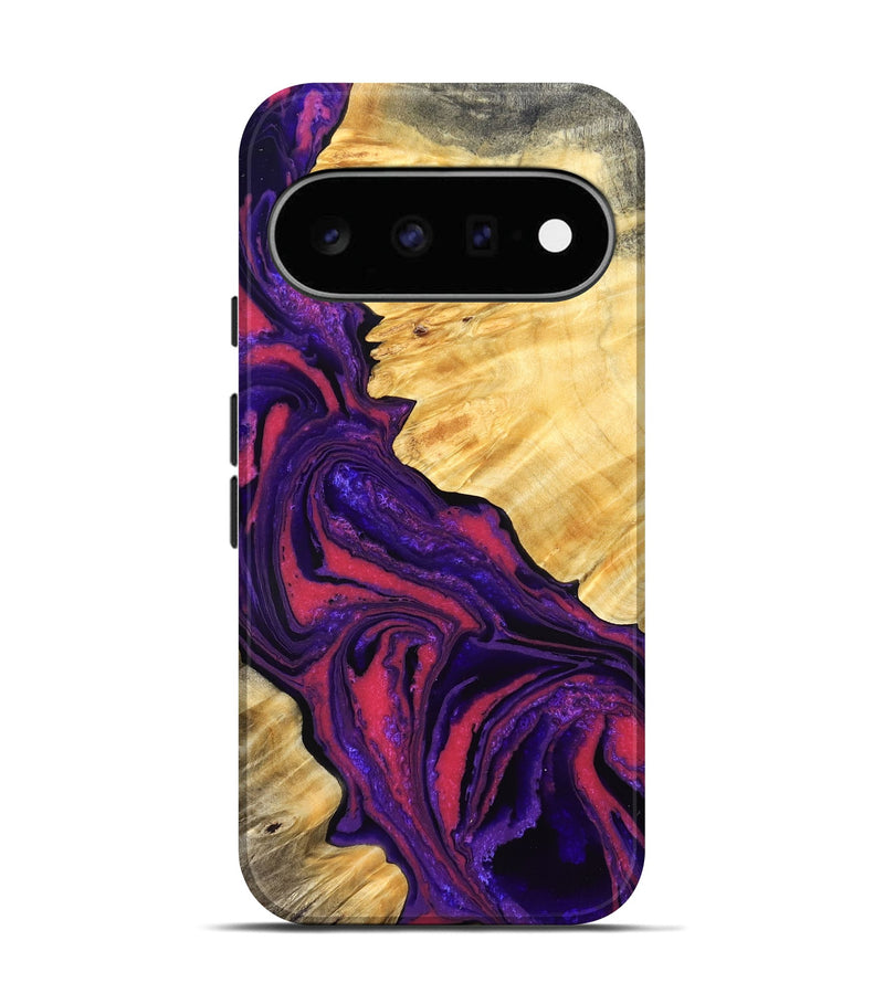 Pixel 11 Wood Live Edge Phone Case - Simon (Purple, 832045)