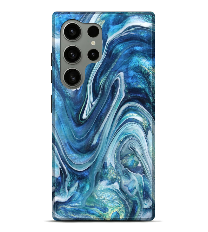 Galaxy S24 Ultra ResinArt Live Edge Phone Case - Beckett (Blue, 832046)