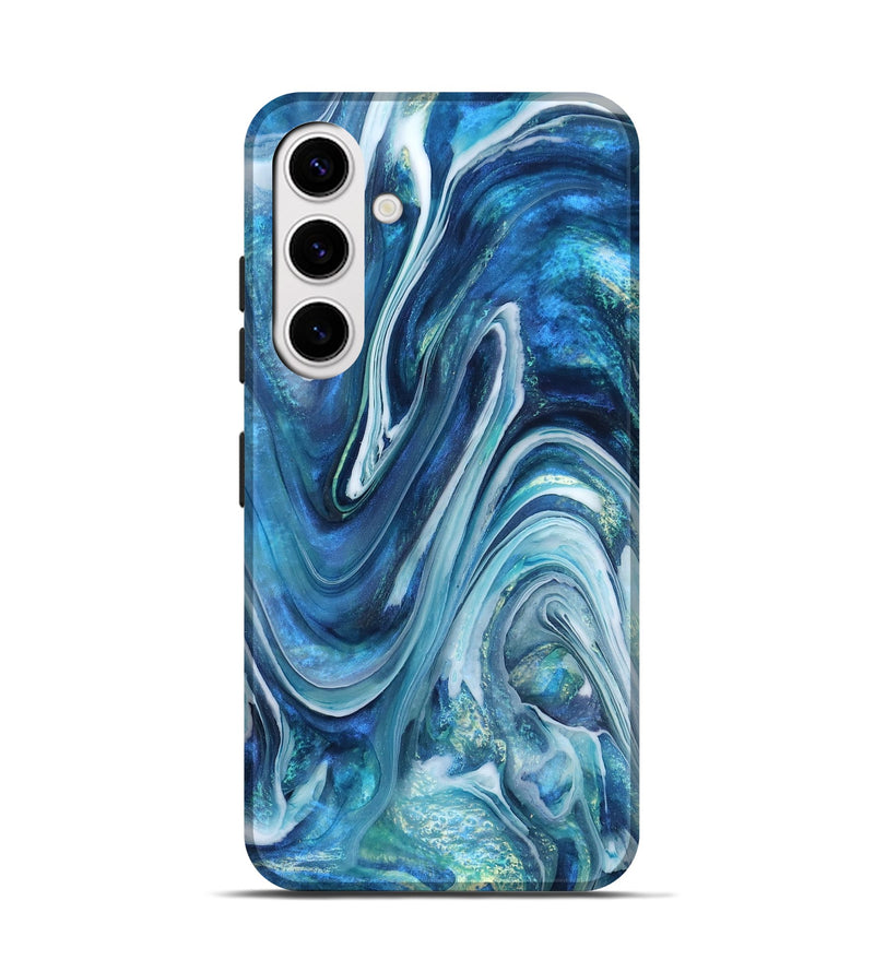 Galaxy S25 ResinArt Live Edge Phone Case - Beckett (Blue, 832046)