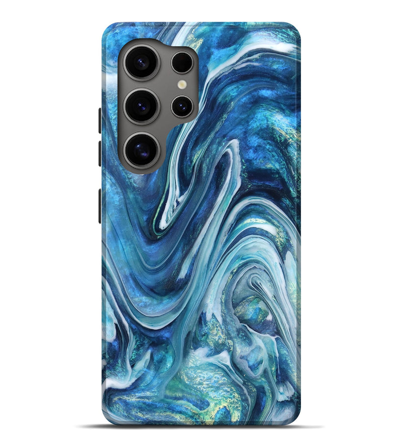 Galaxy S25 Ultra ResinArt Live Edge Phone Case - Beckett (Blue, 832046)