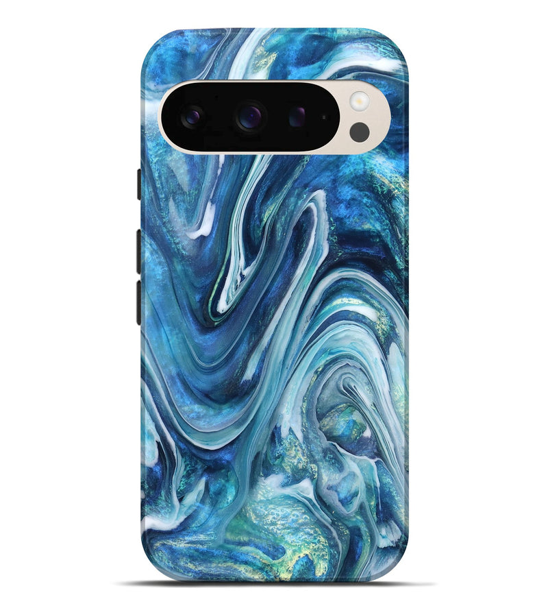 Pixel 10 Pro XL ResinArt Live Edge Phone Case - Beckett (Blue, 832046)