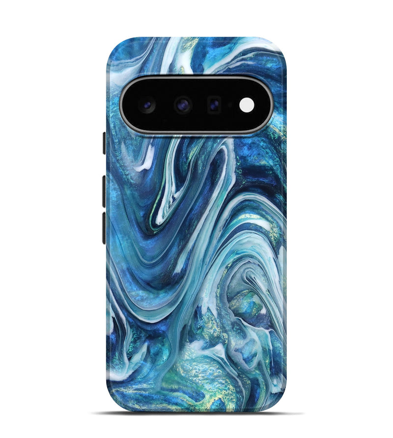 Pixel 11 Pro ResinArt Live Edge Phone Case - Beckett (Blue, 832046)