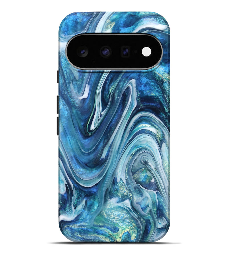 Pixel 11 Pro XL ResinArt Live Edge Phone Case - Beckett (Blue, 832046)